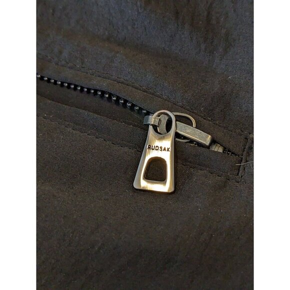 Womens Cargo Jogger Pants Size Medium Black Pull On Lightweight Rudsak - Picture 5 of 6